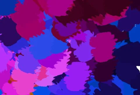 Light Blue, Red vector pattern with random forms. Illustrazione stock