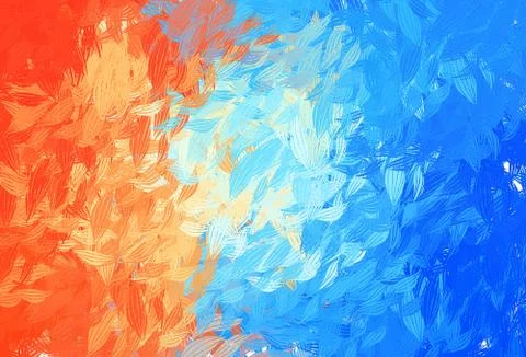 Light Blue, Red vector pattern with random forms. イラスト素材