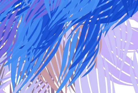 Light Blue, Red vector pattern with random forms. Stock Illustration