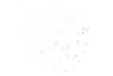 Light Blue, Red vector pattern with polygonal style with circles. 스톡 일러스트