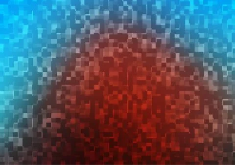 Light Blue, Red vector pattern in square style. Stock Illustration