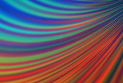 Light Blue, Red vector pattern with liquid shapes. Stock Illustration