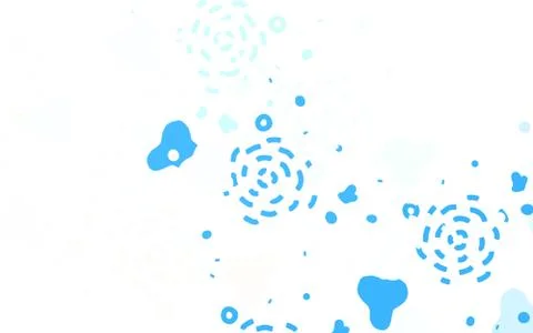 Light Blue, Red vector pattern with random forms. Stock Illustration