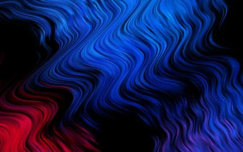 Light Blue, Red vector pattern with bubble shapes. Stockillustratie