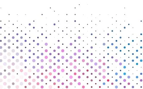 Light Blue, Red vector pattern with spheres. Illustrazione stock