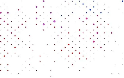 Light Blue, Red vector pattern with spheres. Stock Illustration