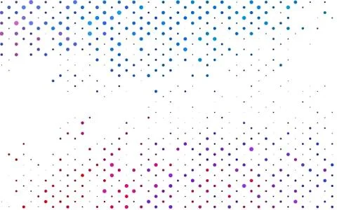 Light Blue, Red vector pattern with spheres. 스톡 일러스트