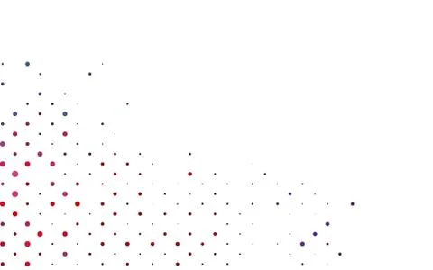 Light Blue, Red vector pattern with spheres. Stock Illustration