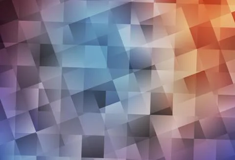 Light Blue, Red vector pattern in square style. 스톡 일러스트