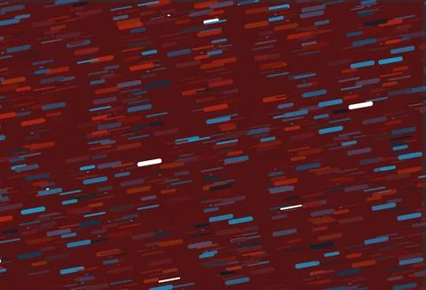 Light Blue, Red vector pattern with narrow lines. Stock Illustration