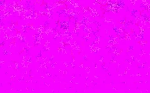 Light Blue, Red vector pattern with artificial intelligence network. Illustrazione stock