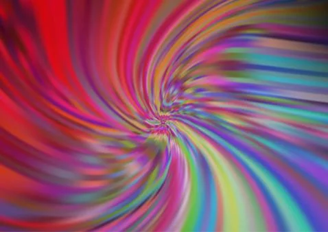 Light Blue, Red vector pattern with liquid shapes. 스톡 일러스트