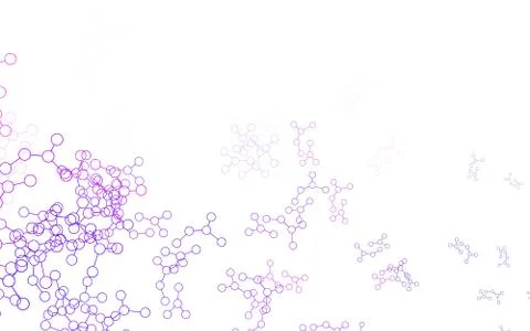 Light Blue, Red vector pattern with artificial intelligence network. Illustrazione stock