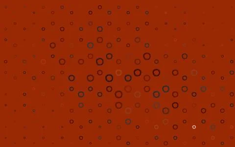 Light Blue, Red vector pattern with spheres. Illustrazione stock
