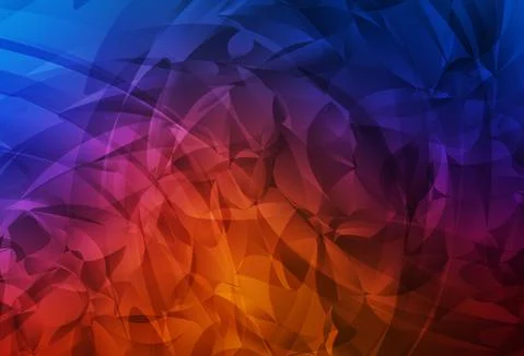 Light Blue, Red vector pattern with random forms. 스톡 일러스트
