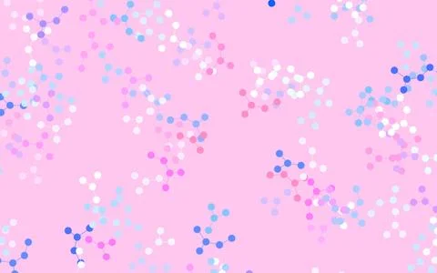 Light Blue, Red vector pattern with artificial intelligence network. Illustrazione stock