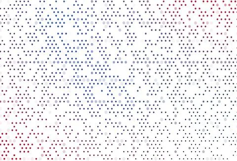 Light Blue, Red vector pattern with spheres. イラスト素材