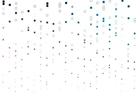 Light Blue, Red vector pattern with crystals, rectangles. イラスト素材