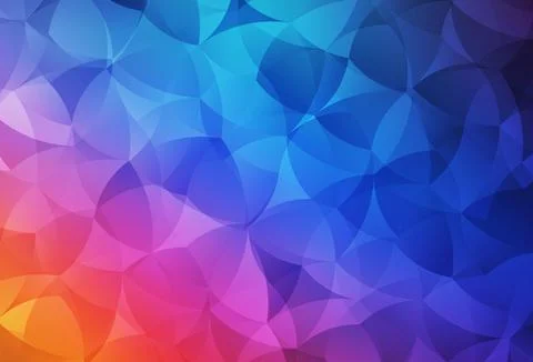 Light Blue, Red vector pattern with random forms. Illustrazione stock