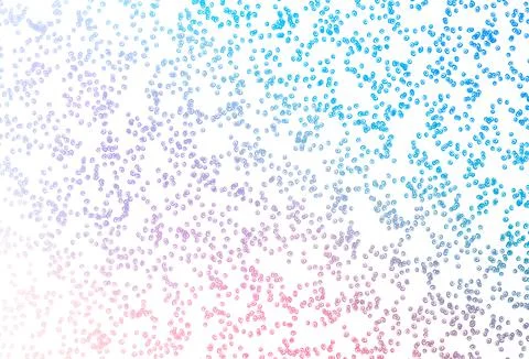 Light Blue, Red vector pattern with spheres. Stock Illustration