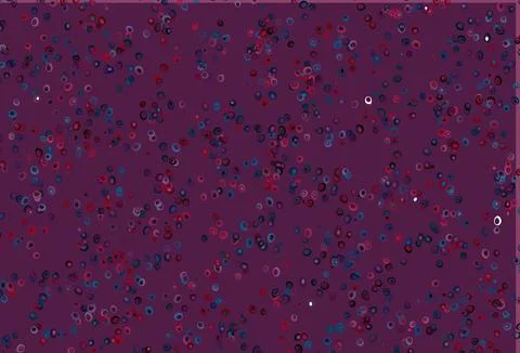 Light Blue, Red vector pattern with spheres. Stockillustratie