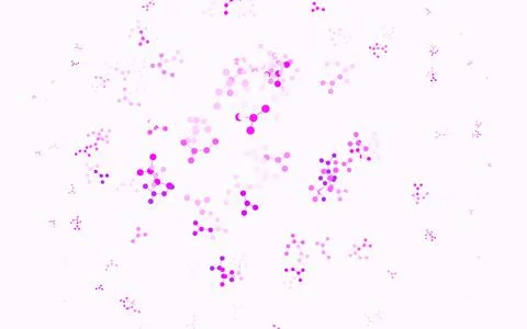 Light Blue, Red vector pattern with artificial intelligence network. Stock Illustration