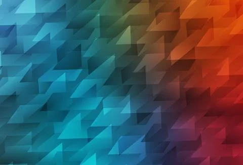 Light Blue, Red vector pattern in square style. 스톡 일러스트