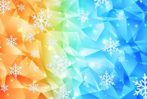 Light Blue, Red vector pattern with christmas snowflakes, stars. 库存插图