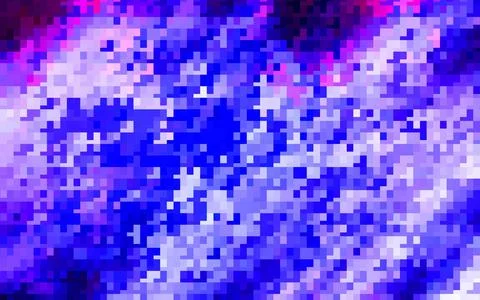 Light Blue, Red vector pattern in square style. Stock Illustration