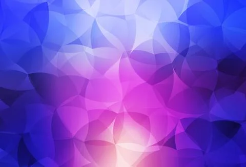 Light Blue, Red vector pattern with random forms. Stock Illustration