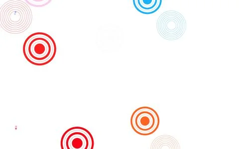 Light Blue, Red vector pattern with spheres. Stock Illustration