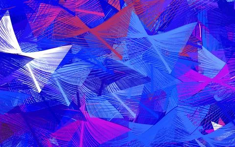 Light Blue, Red vector pattern with random forms. Illustrazione stock