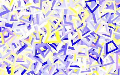 Light Blue, Red vector pattern with random forms. Stock Illustration