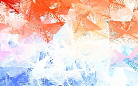 Light Blue, Red vector pattern with random forms. 스톡 일러스트