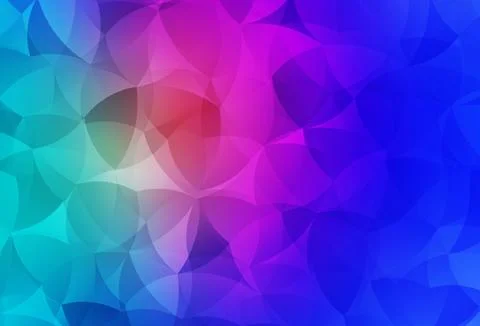 Light Blue, Red vector pattern with random forms. Illustrazione stock