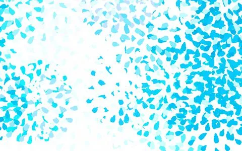 Light Blue, Red vector pattern with random forms. Illustrazione stock