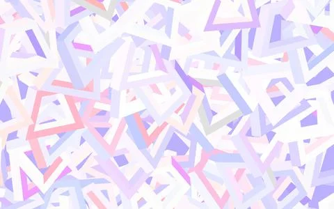 Light Blue, Red vector pattern with random forms. Stock Illustration