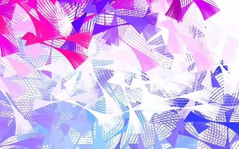 Light Blue, Red vector pattern with polygonal style. 스톡 일러스트