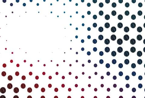 Light blue, red vector pattern with spheres. Stock Illustration