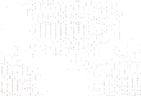 Light Blue, Red vector pattern with crystals, rectangles. Stock Illustration