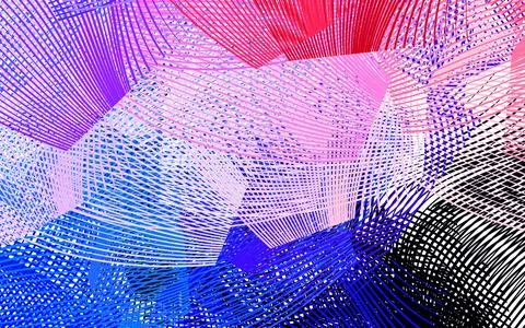 Light Blue, Red vector pattern with sharp lines. Stock Illustration