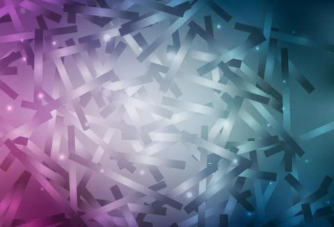 Light Blue, Red vector pattern with sharp lines. Stock Illustration