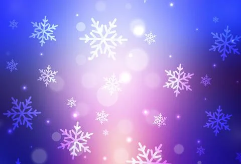 Light Blue, Red vector pattern in Christmas style. Stock Illustration