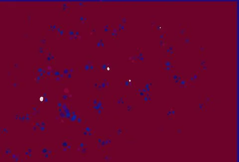 Light Blue, Red vector pattern with liquid shapes. Illustrazione stock