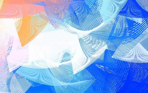 Light Blue, Red vector pattern with random forms. 库存插图