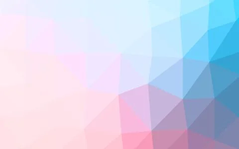 Light Blue, Red vector polygonal template. Illustration