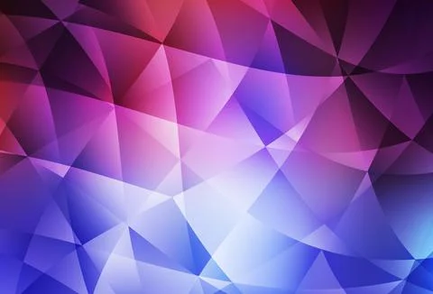 Light Blue, Red vector polygonal pattern. Stock Illustration