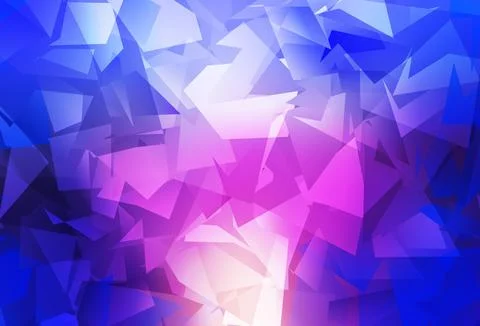 Light Blue, Red vector polygonal pattern. Stock Illustration