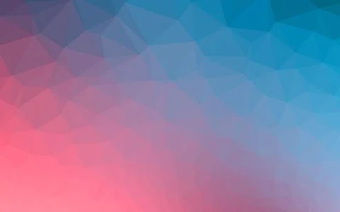 Light Blue, Red vector polygonal background. 스톡 일러스트