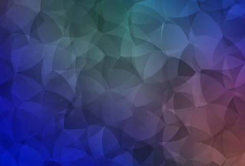 Light Blue, Red vector polygonal template. Stock Illustration